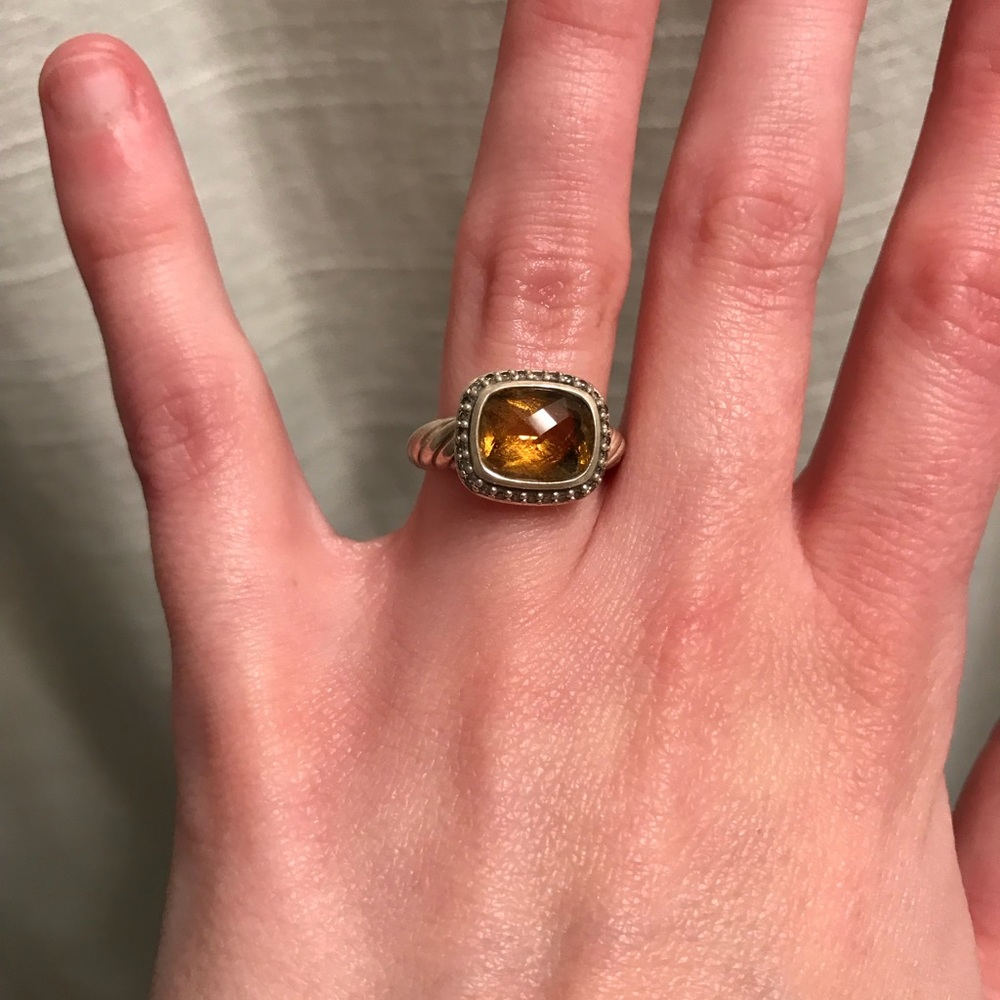 David Yurman Citrine ring size 5.5
